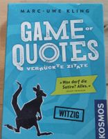 Game of Quotes - Witziges Zitate-Spiel für lustige Abende