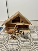 Trauffer Holzstall mit Tieren 