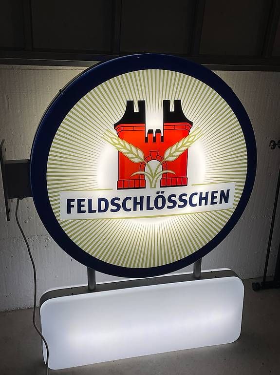 Lampes: Feldschlösschen Bier Leuchtreklame – D'occasion à Ettingen par Donald4107 2
