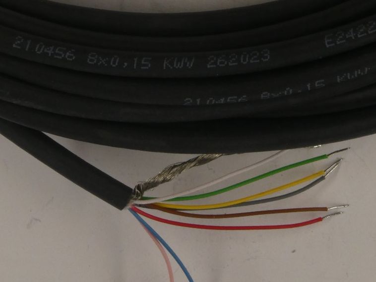 Componenti elettronici: Signalkabel 8x0.14mm²/8x0.15mm² – Nuovo (secondo la descrizione) da Fulenbach venduto da Hach0 2