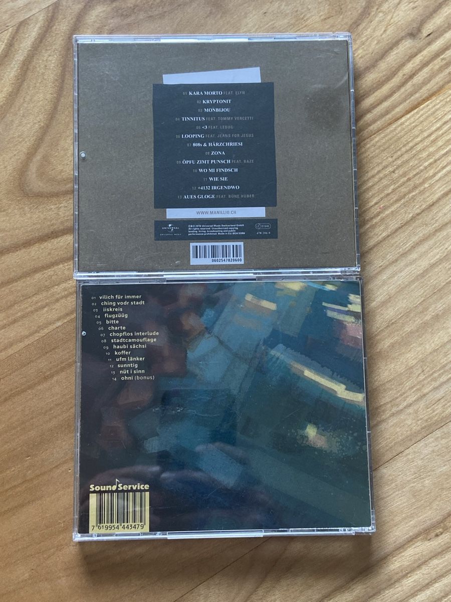 CD: 2x Manillio CDs, NM – Usato da Zürich venduto da CallMeAppetite 1