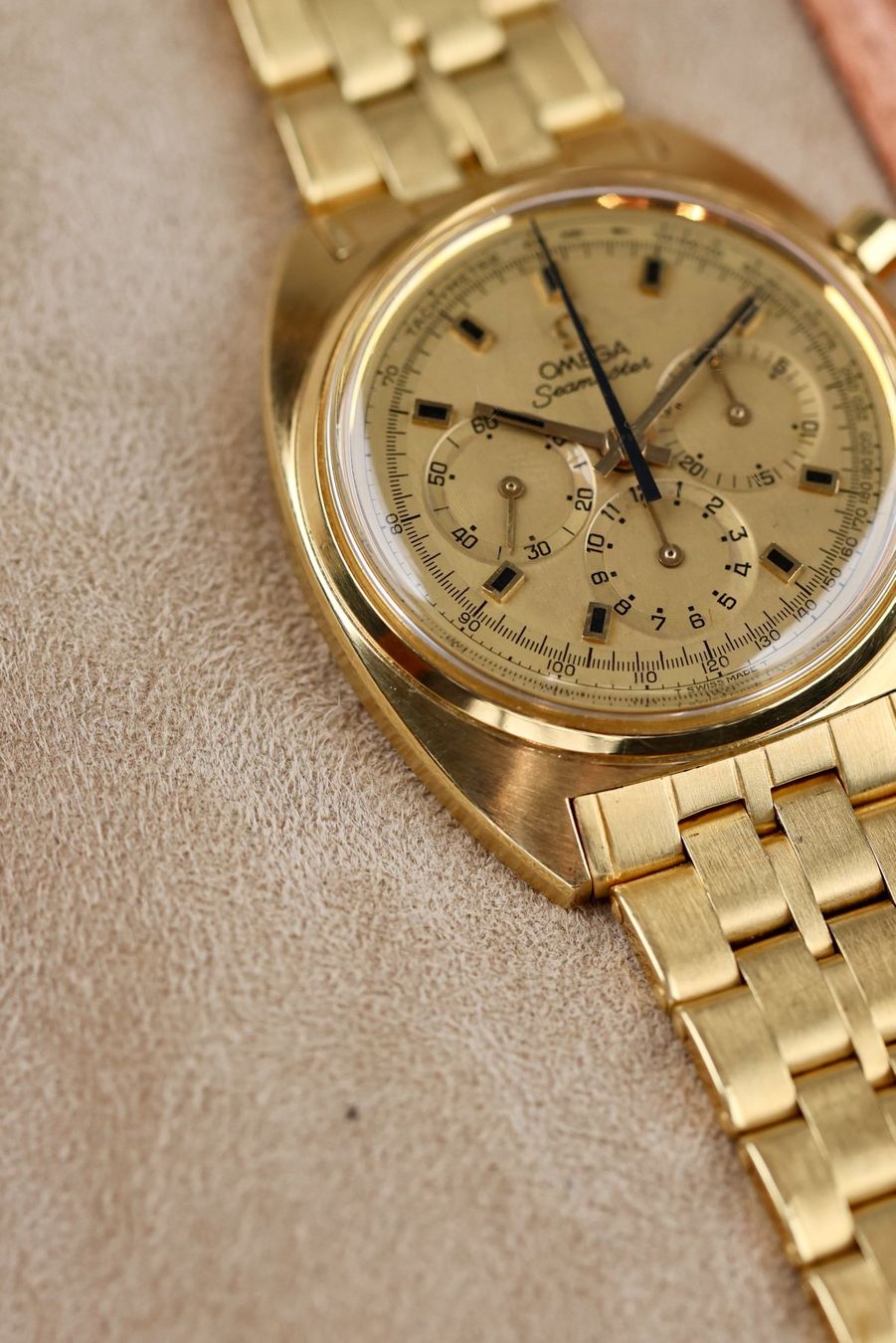 Omega Orologi: Omega Seamaster Chronograph '18K' ref. 145.016 – Usato da Zürich venduto da Lazulivintagewatches 5