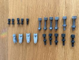 Sachs 502 / 503 Stellschrauben/Kabelklemmen NOS
