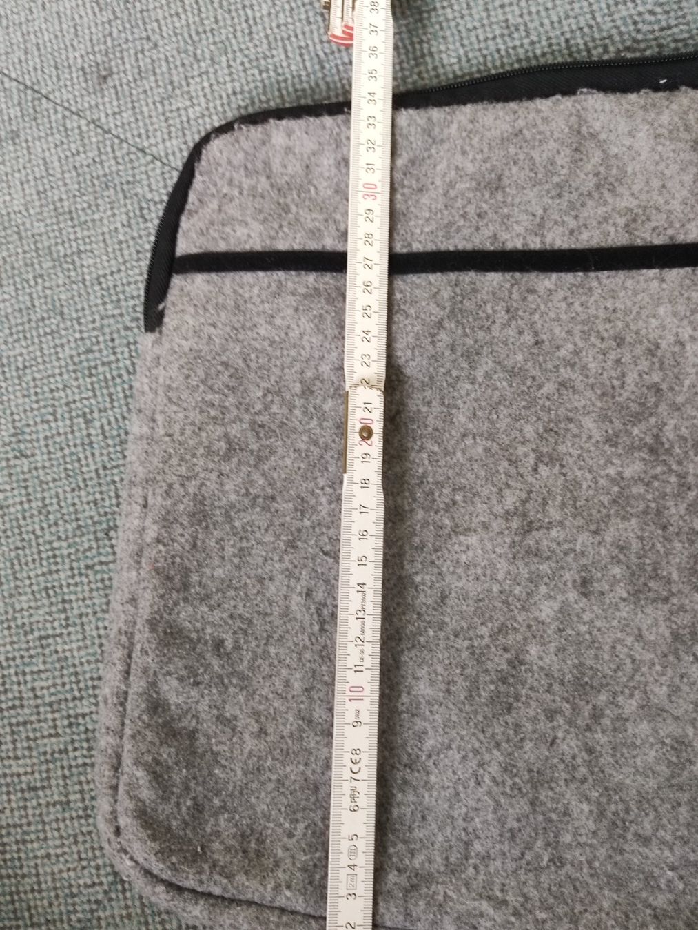 Borse: Notebooktasche grau Filz – Usato da Zuchwil venduto da DaniSZu 2