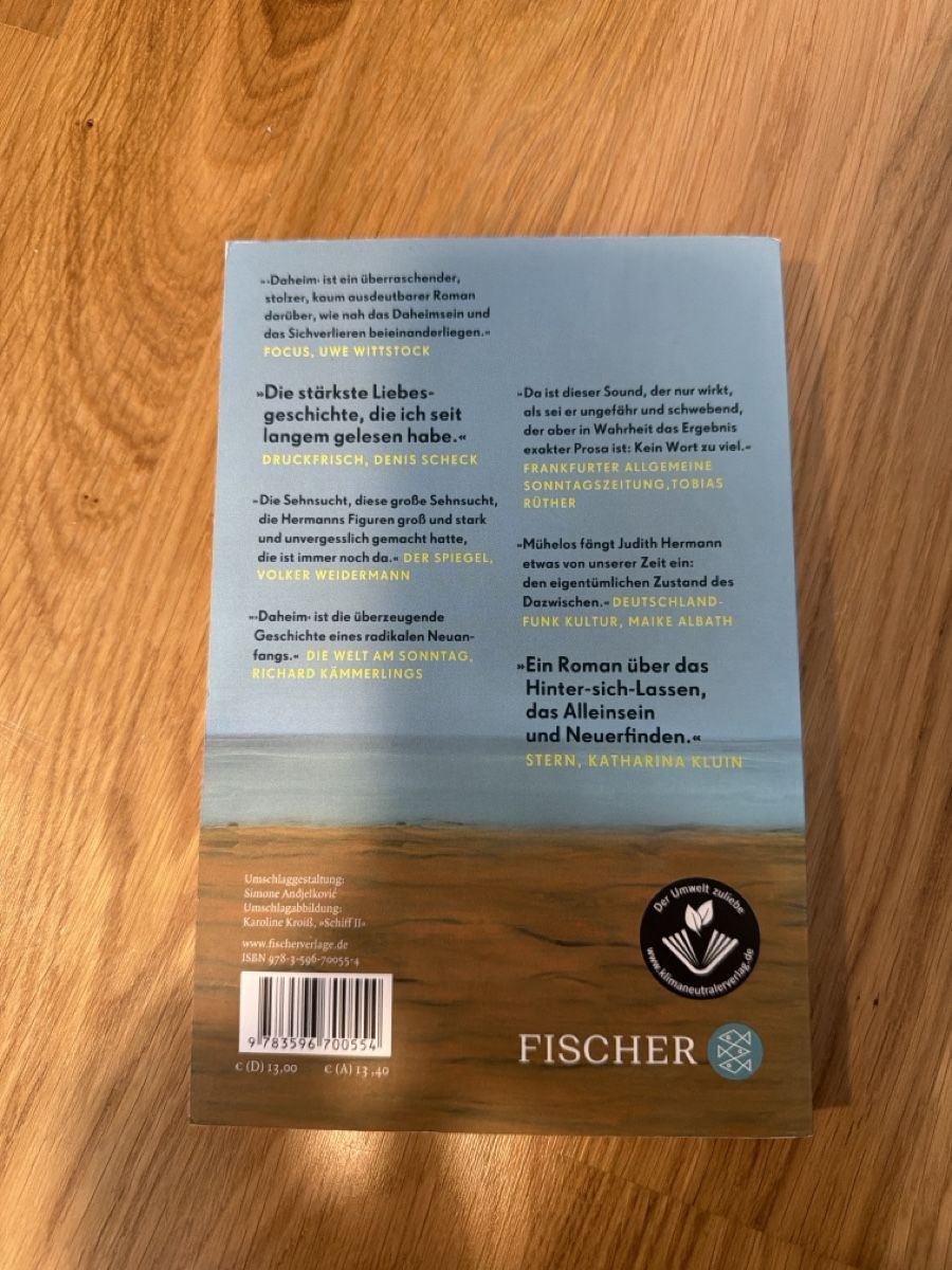 Livres: Daheim von Judith Hermann  – D'occasion à Aarau par Fluffy-Novel5 1