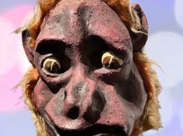 Fasnachtsmasken Larven Grinden Künstlermaske
