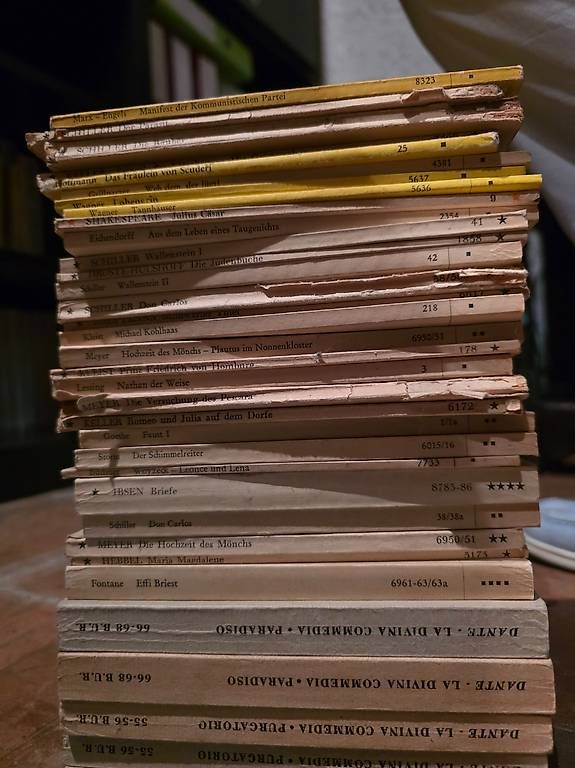 Livres: Goethe, Schiller, Meyer, Hebbel etc – D'occasion à Lugano par big_t6x6 1