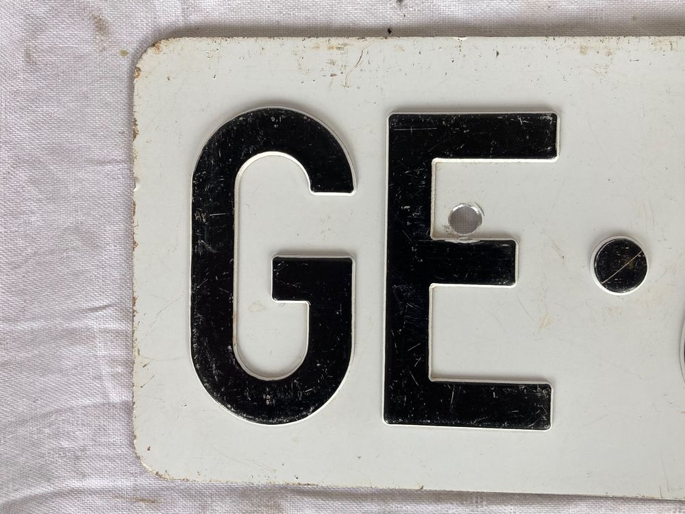 Plaque d’immatriculation Genève Nummerschild Motorrad Kaufen auf