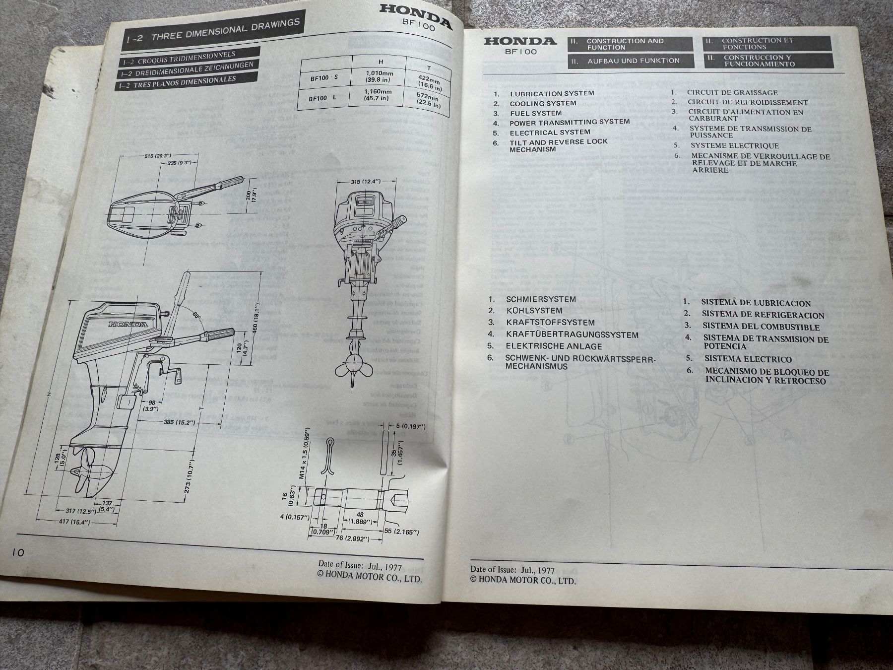 Honda Motori: Honda BF75 / BF100 / BF 75 / BF 100 – Usato da Morrens VD venduto da kawah2 1