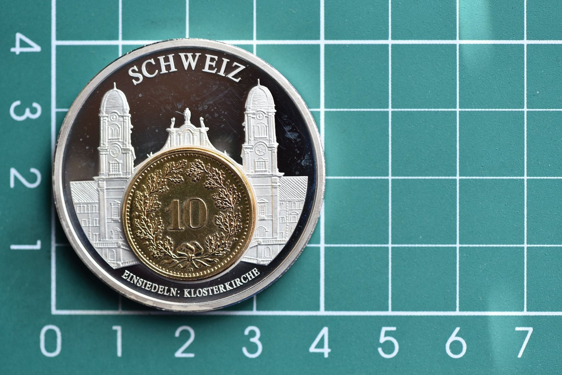 Tutti le monete: schweiz klosterkirche einsiedeln 10 rappen 1994 – Usato da Laupen BE venduto da Gufi57 1
