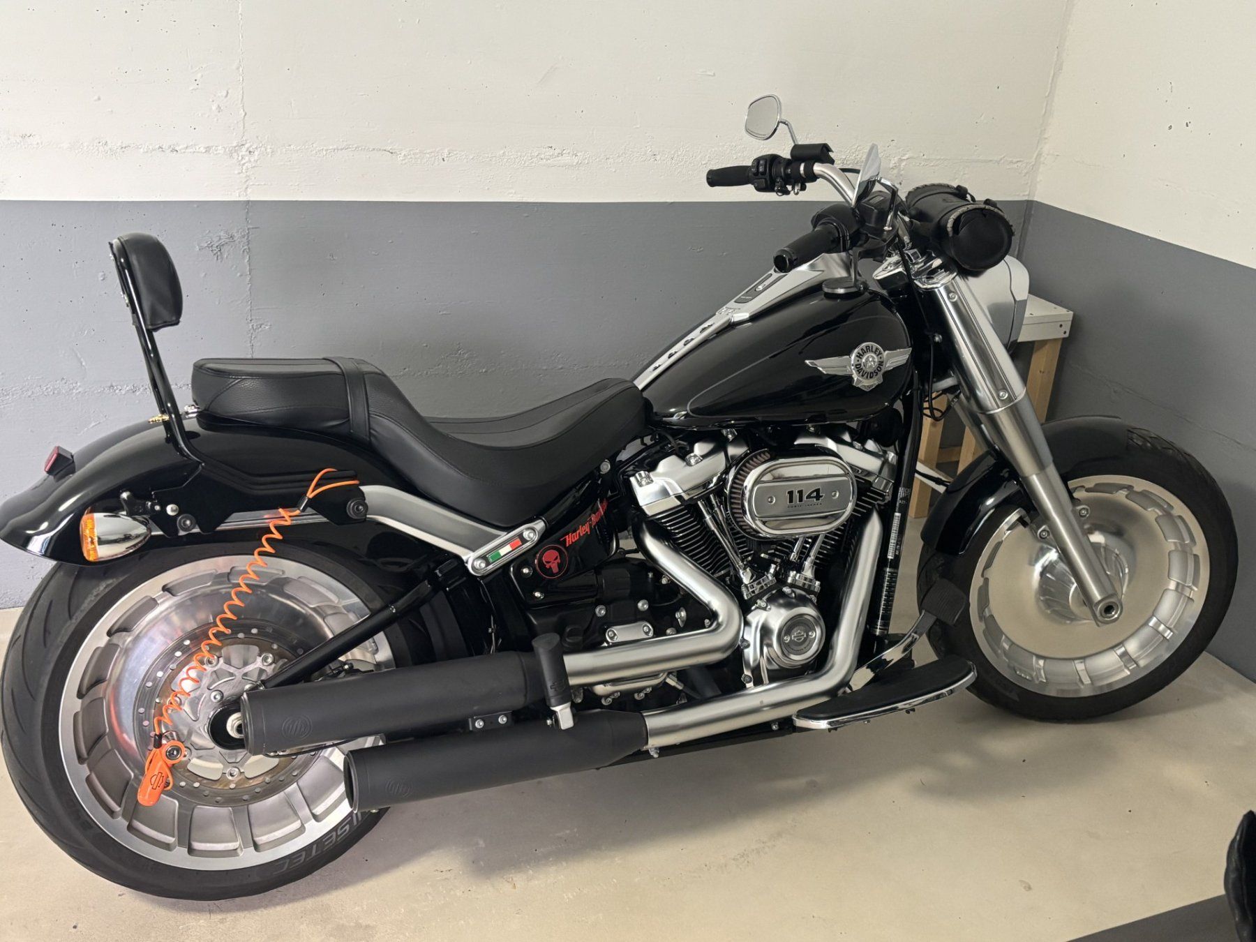 Harley-Davidson Strasse: Harley-Davidson Fat Boy 114 nera, anno 2017, perfetta! – Gebraucht aus Pregassona von bfr_29rw