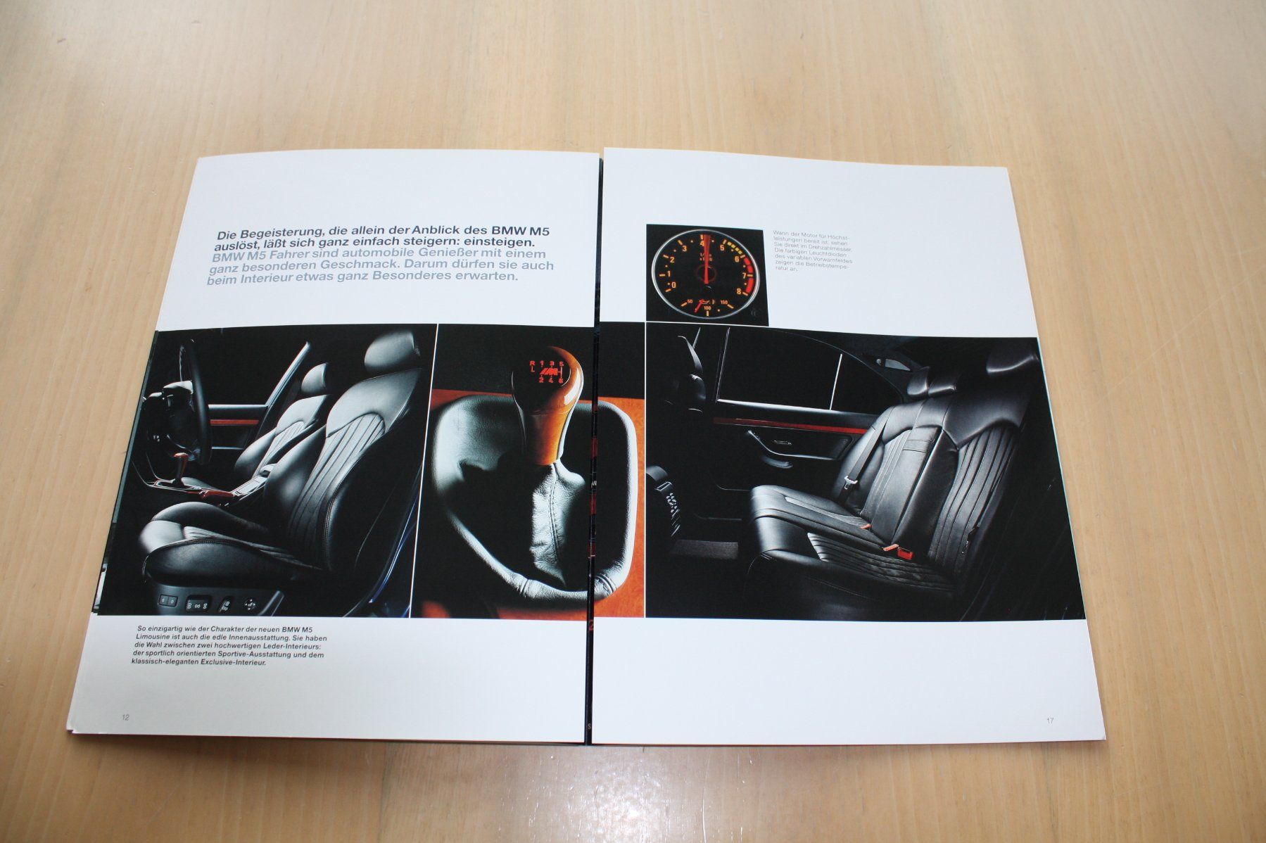 BMW Documents: BMW M5 Limousine E39 Prospekt   1998 – D'occasion à Wikon par erwin400 5
