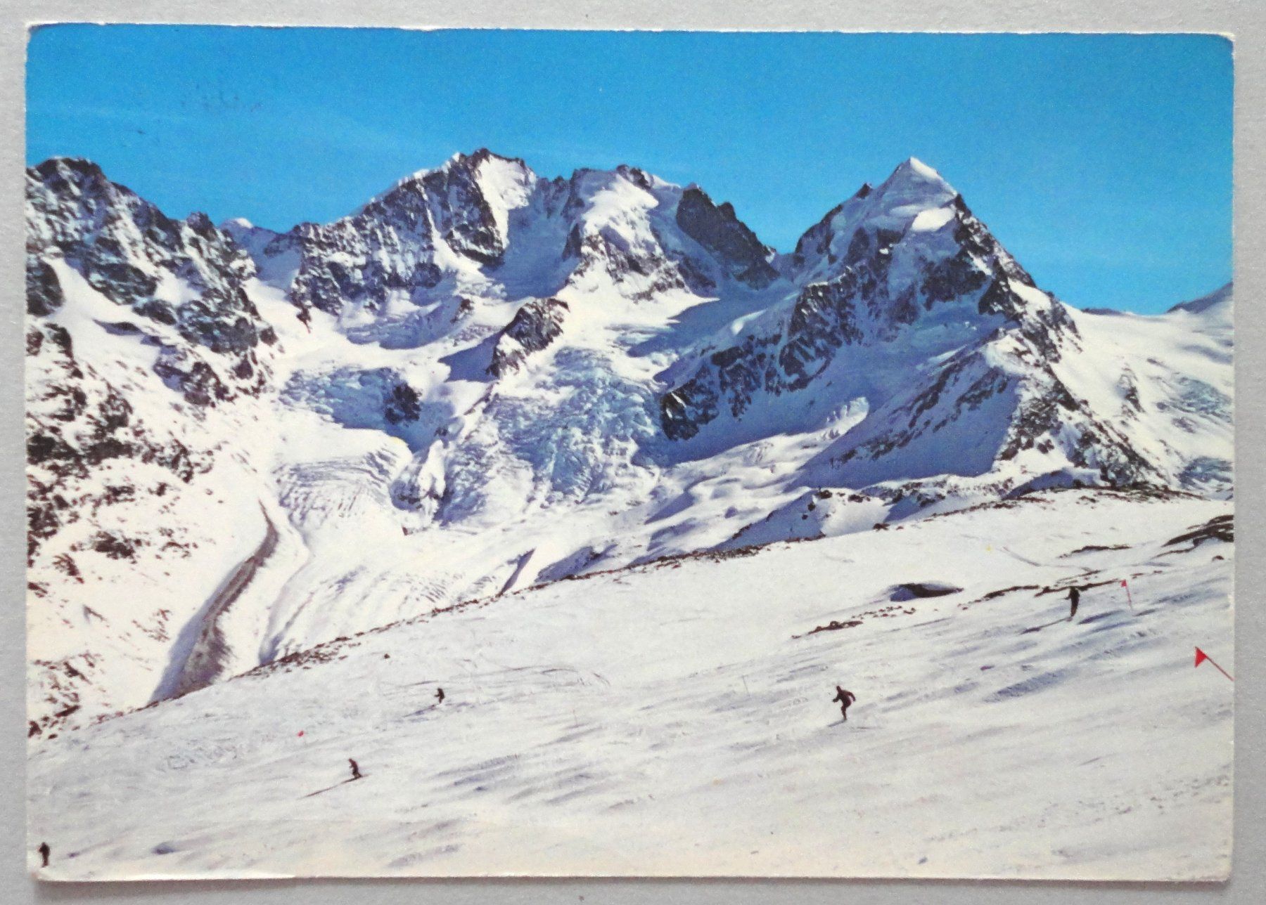 Cartoline postali: Corvatsch, Ski-Abfahrt – Usato da Fétigny venduto da Billy2miny