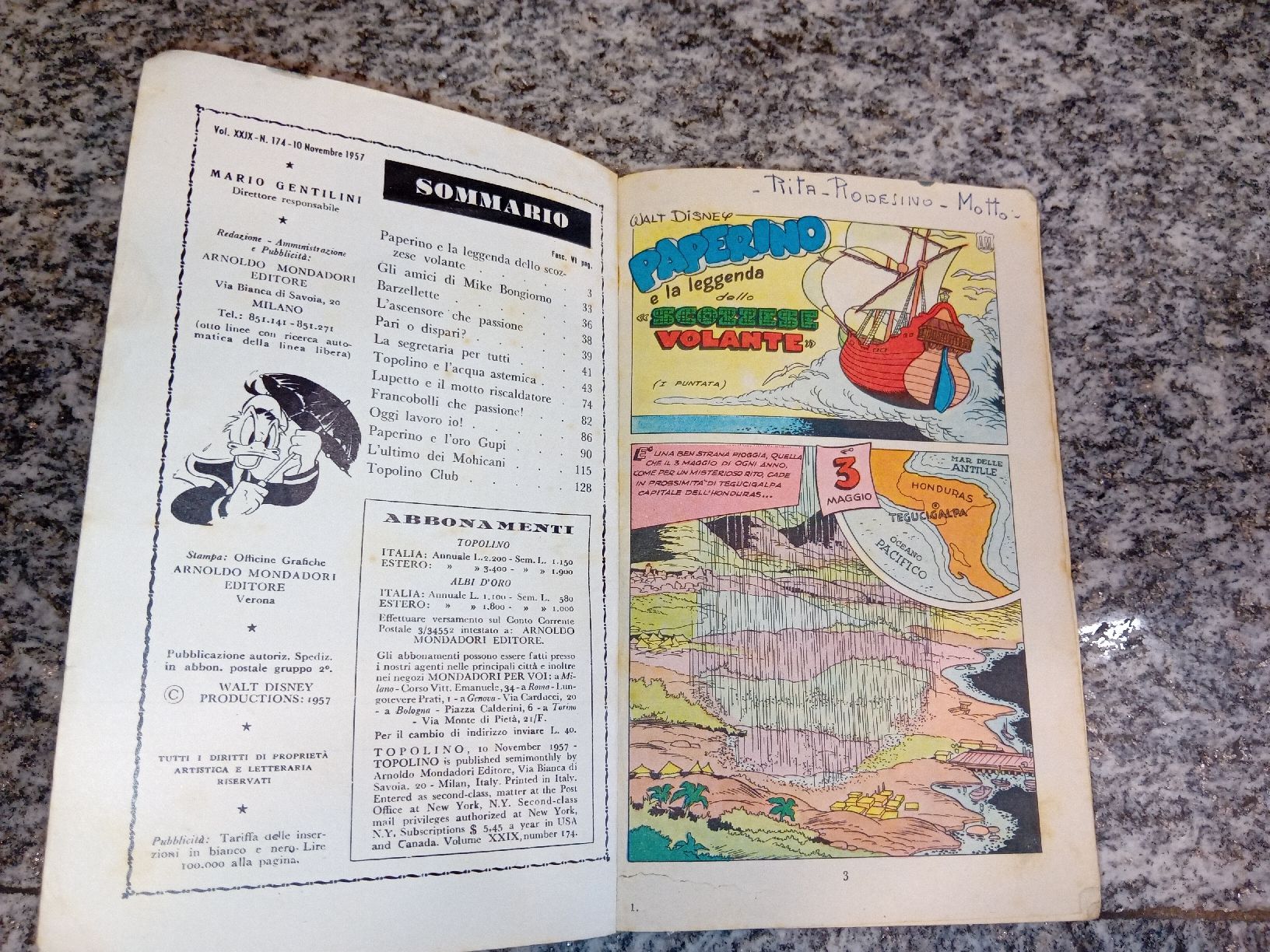 Comics: Topolino n 174 – Gebraucht aus Biasca von Old_6blh 6