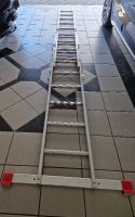 Hailo Alu-Leiter, 4,25 Meter (Bock- und Stell-Leiter) 2 x 9