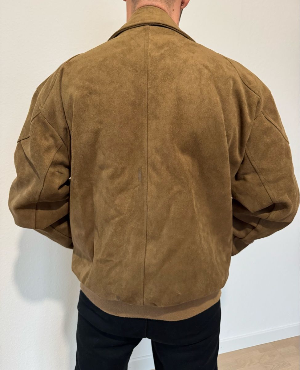 Giacche: Tan Suede Bomber Jacket – Usato da Fehraltorf venduto da mar_sy7l 2
