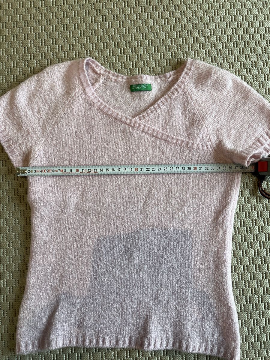 Benetton Maglioni & Felpe: Benetton Strickpullover, kurzarm rosa, XS – Usato da Solothurn venduto da Bobesch08 4