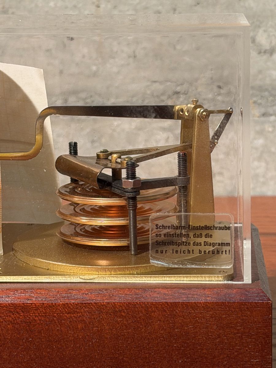 Altri elettrodomestici e apparecchi d’epoca: Vintage Barograph: Lufft Model 8005 barograph – Usato da Lausanne venduto da artnouveau04 1