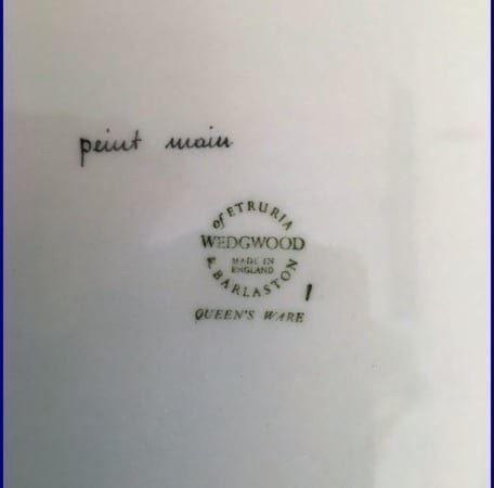 Wedgwood Piatti: WEDGWOOD TELLER HANDGEMALT QUEENS WARE – Usato da Subingen venduto da ArtBead 6
