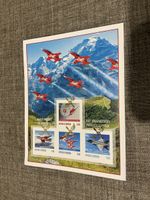 Briefmarken-Bogen "Patrouille Suisse" 60 Jahre Neu.