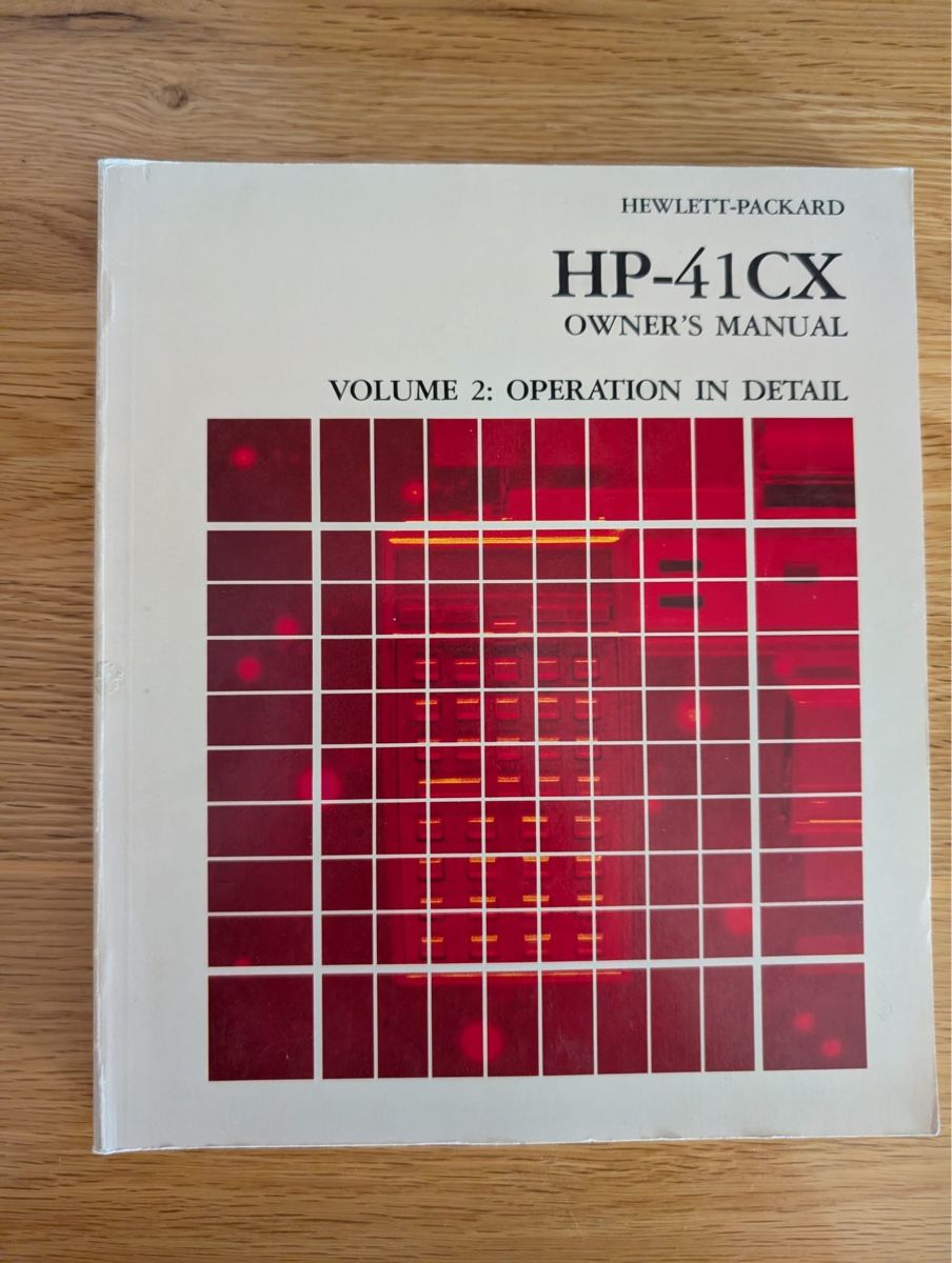 Hewlett Packard Calcolatrici tascabili: Hewlett Packard HP 41 CX – Usato da Genève venduto da car_rwv6 3