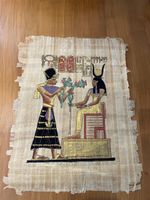 Peinture égyptienne sur papyrus 