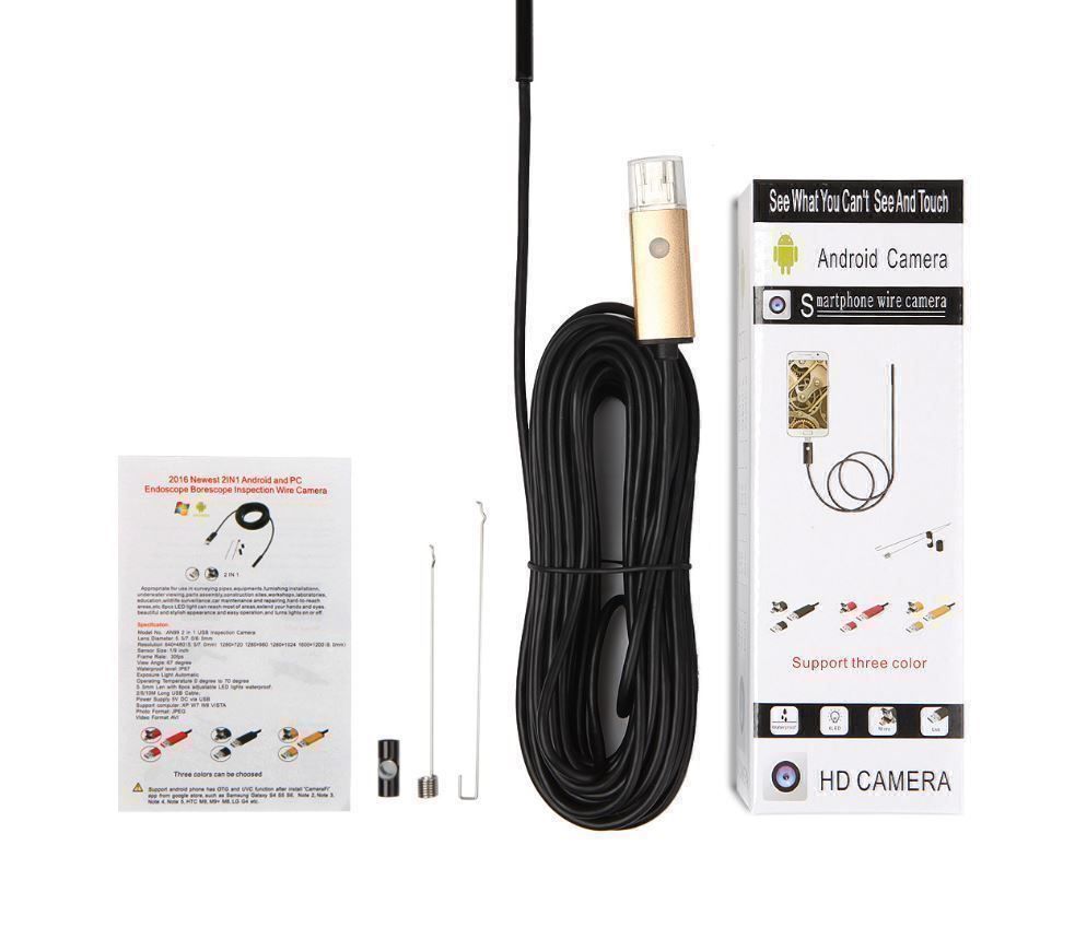 Camcorder: USB Endoscope 5.5mm 2meter Kamera 720P – Neu (gemäss Beschreibung) aus Kirchdorf AG von Apost008 6