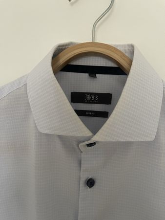 Jake's slim fit Herrenhemd, Grösse 37/38
