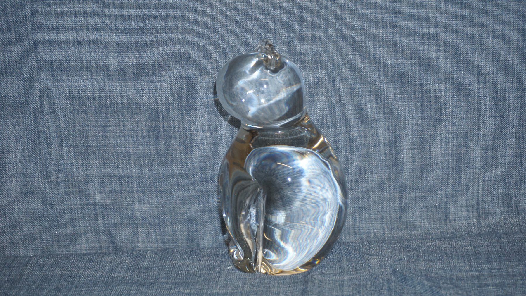 Bicchieri: Katze sitzend aus Glas – Usato da Diessbach b. Büren venduto da Crocharry 1