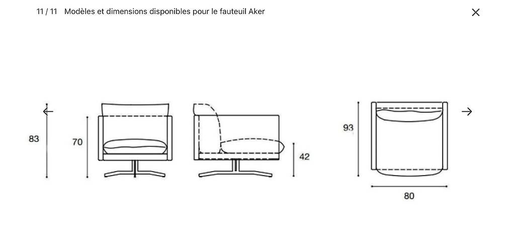 Poltrone: Fauteuil pivotant design neuf – Usato da St-Martin VS venduto da Marie-France22 6