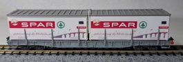 RhB Güterwagen Spar mit 2  Container Spur N Kato ohne OVP