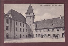 COLOMBIER - Cour de la Caserne - 1910