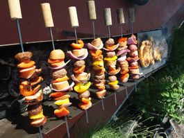 Spiessligrill, Kanalgrill, rostfrei Chromstahl