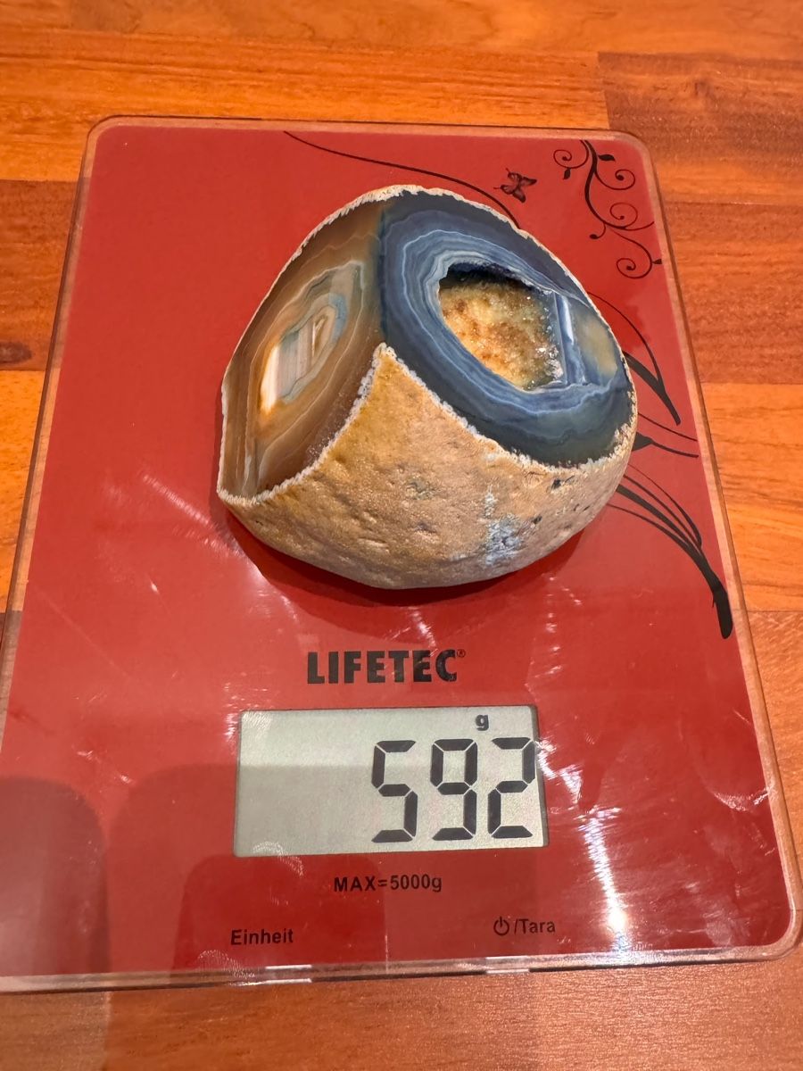 Minerali & Pietre curative: Wunderschöne Achat Geode mit Kristallhöhle 592g – Usato da Tagelswangen venduto da Atelier_RP_Zillmann 6