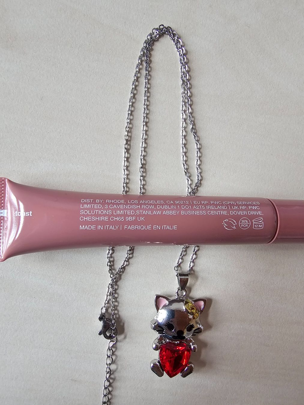 Gesichtspflege: 1 Rhode Peptide Lip Tint und 1 Halskette – Neu (gemäss Beschreibung) aus Balterswil von Dikdik1992 1