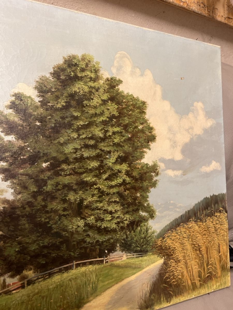 Dipinti: Gemälde, Herrschaft Baum,J.A.Fischer1946 – Usato da Rorschach venduto da TimelessTrading 1