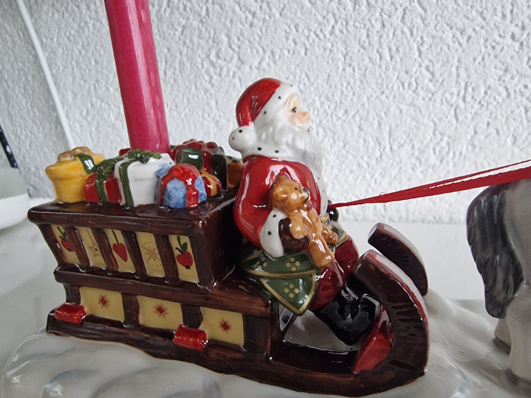 Villeroy & Boch Statuette: Villeroy Boch Santa mit Pferde Kutsche – Usato da Oberglatt ZH venduto da Alischa1 2