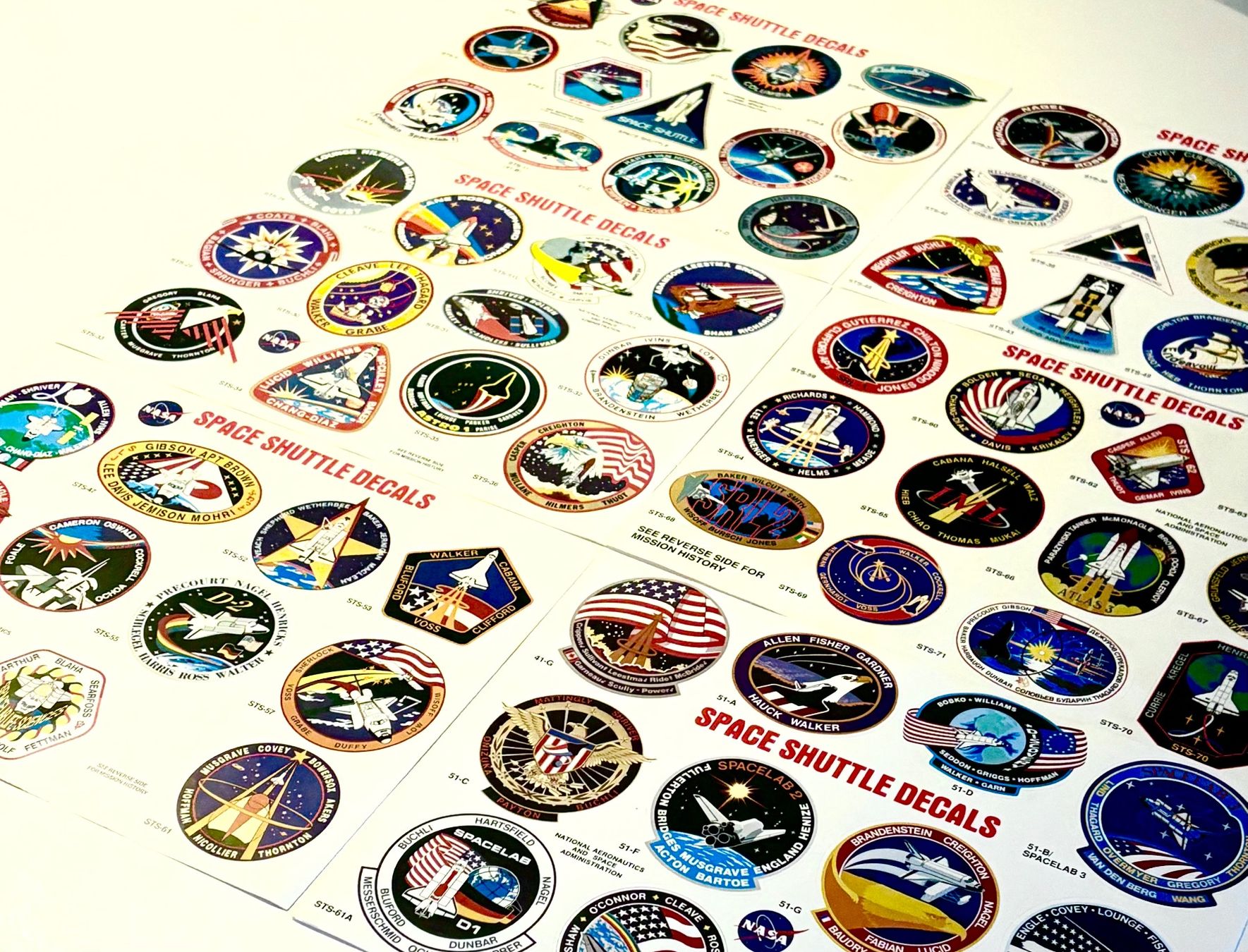 Sticker: VINTAGE, NASA, SPACE SHUTTLE, AUFKLEBER, SAMMLUNG, ORIGINAL – Usato da Dachsen venduto da Sven_Jasper 1