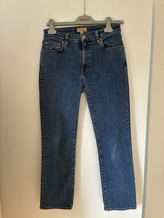 Burberry London Jeans W 27 Blue Straight Leg