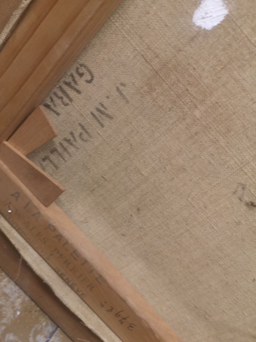 Gemälde: HUILE SUR TOILE ANCIENNE – Gebraucht aus Genève von Qanil77 7