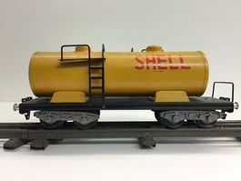 Shell Kesselwagen, Blechspielzeug, HAG  Spur 0,