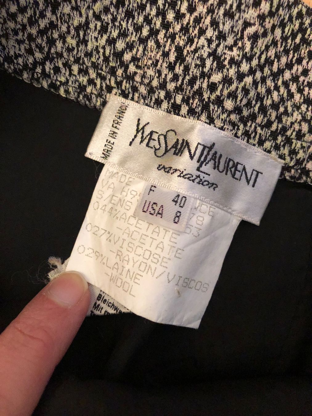 Saint Laurent Gonne: Jupe Yves Saint Laurent vintage – Usato da Lausanne venduto da emm_sc77 3