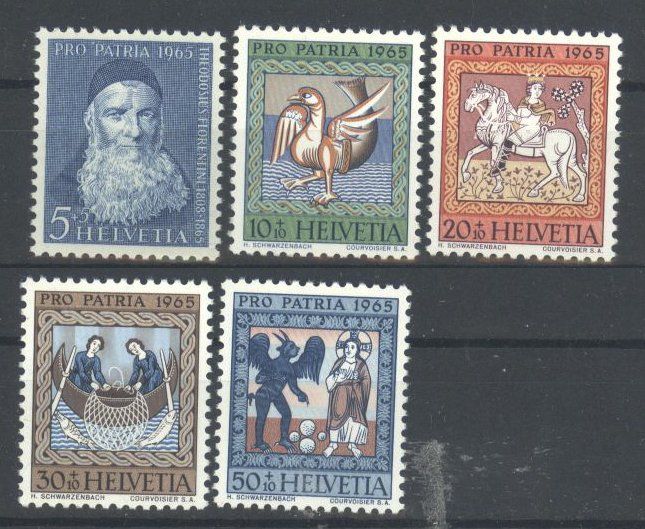 Tutti i francobolli: 1965, Pro Patria ** – Usato da Willisau venduto da Vollstempel