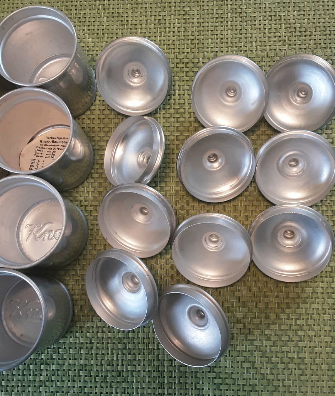 Zuccheriere: Knorr Dosen,Aluminium – Usato da Grosswangen venduto da Spengler66 4