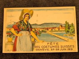 Ansichtskarte Fete des Costumes Suisses Geneve 1931