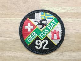 Badge Geb Füs Bat 92 schwarz