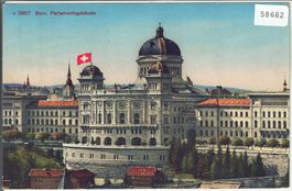 Bern - Parlamentsgebäude - Litho