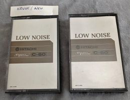 HITACHI Low Noise C-60 - 2 x cassettes MC - annèes 60 Japan