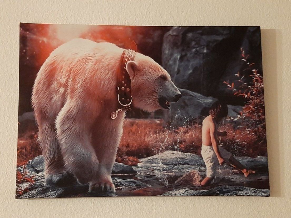 Foto & Immagini: Art Eisbär & Kind Kunstbild – Nuovo e nell'imballaggio originale da Kilchberg ZH venduto da ruedi34