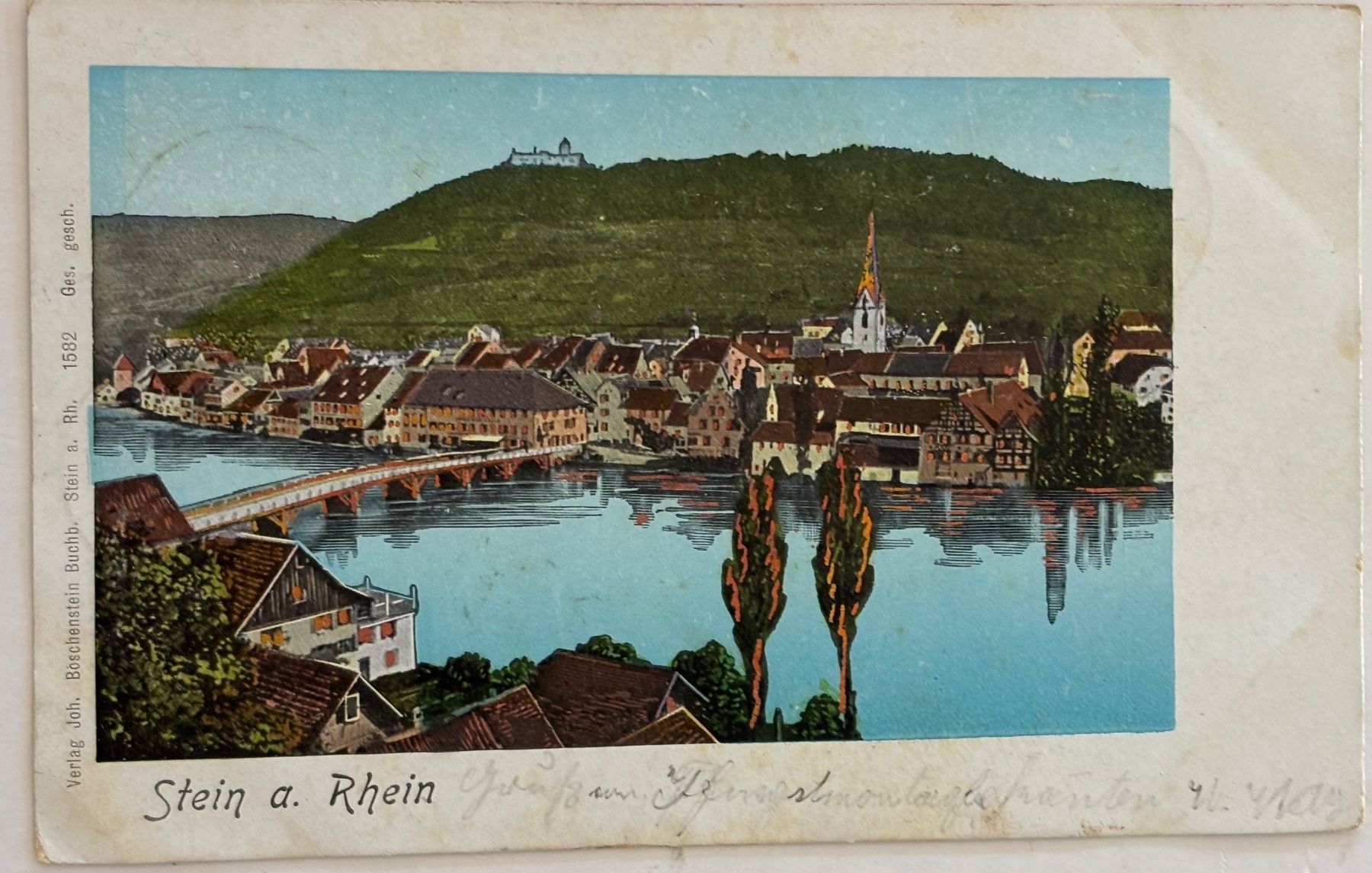 Cartoline postali: Stein am Rhein, 1901 – Usato da Frauenfeld venduto da Merk52